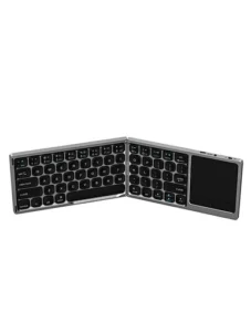 Gadgetoo Wiwu Wireless Laptop Keyboard 81 Keys Portable Foldable Pc Tablet Keyboard Aluminum Alloy Keyboard With Touch Pad