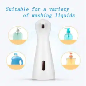 Gadgetoo Automatic Inductive Soap Dispensers Infrared Induction Foam Washing Hand Sanitizer (Battery Version)