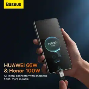 Gadgetoo Baseus 100W Usb-A To Type-C Coolplay Series Doublly-Wrapped Premium Quality Fast Charging Cable 1 Meter / 2 Meter