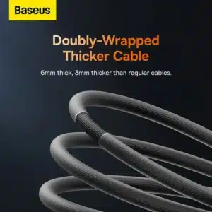 Gadgetoo Baseus 100W Usb-A To Type-C Coolplay Series Doublly-Wrapped Premium Quality Fast Charging Cable 1 Meter / 2 Meter
