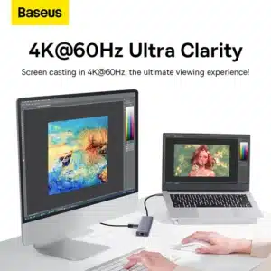Gadgetoo Baseus Type-C Hub Flite Series 6-Port Hub Hdmi 4K 60Hz Usb 3.0 Pd Rj45