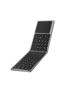 Gadgetoo Wiwu Wireless Laptop Keyboard 81 Keys Portable Foldable Pc Tablet Keyboard Aluminum Alloy Keyboard With Touch Pad