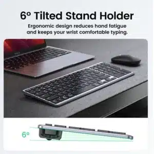 Gadgetoo Ugreen Wireless Bluetooth Membrane Keyboard (15258)