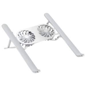 Gadgetoo Wiwu Laptop Stand S400 Pro Shelf For Laptops, Macbooks Made Of Aluminum Alloy, With Cooling Fan - Genuine