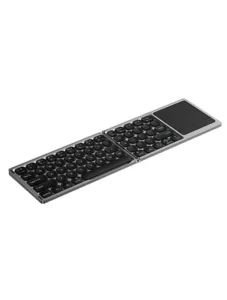 Gadgetoo Wiwu Wireless Laptop Keyboard 81 Keys Portable Foldable Pc Tablet Keyboard Aluminum Alloy Keyboard With Touch Pad