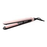 Philips Advanced KeraShine Straightener BHS378/10 | ThermoProtect Technology with 6 LED Temp Setting | Frizz-Free Shiny Smooth Hair (Pink)