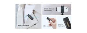 Gadgetoo Boya By-Wm3T2-M1 Mini 2.4Ghz Wireless Microphone