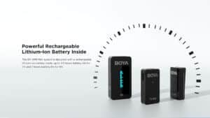 Gadgetoo Boya By-Xm6-S2 Mini Ultracompact 2.4Ghz Dual-Channel Wireless Microphone System