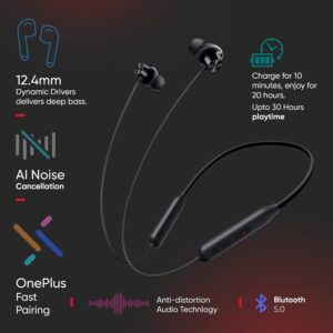 Oneplus Bullets Wireless Z2 Anc Bluetooth In Ear Neckband Earphones