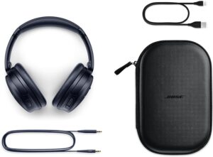 Gadgetoo Bose Quietcomfort 45 Bluetooth Wireless Noise Cancelling Headphones, Midnight Blue - Limited Edition