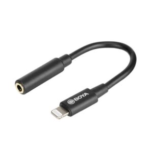 Gadgetoo Boya By-K3 3.5Mm Trrs (Female) To Lightning (Male) Audio Adapter Gadgetoo Boya By-K3 3.5Mm Trrs (Female) To Lightning (Male) Audio Adapter