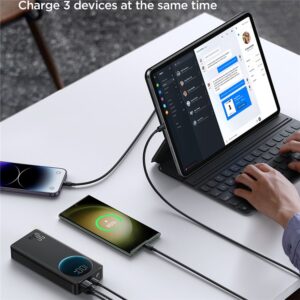 Gadgetoo Joyroom Jr-Pbf02 20000Mah Power Bank Digital Display Pd 30W With Flashlight
