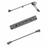 Wiwu Laptop Stand Hub 8 in 1 Hub Docking Station - Image 3