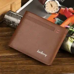 Gadgetoo Baellerry Pu Leather Multi-Card Clip Double-Fold Wallet