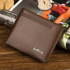 Gadgetoo Baellerry Pu Leather Multi-Card Clip Double-Fold Wallet