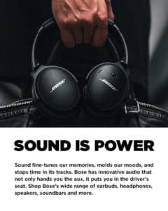 Gadgetoo Bose Quietcomfort 45 Bluetooth Wireless Noise Cancelling Headphones, Midnight Blue - Limited Edition