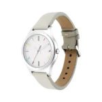Fastrack NR6152SL06 Stunners White Dial Grey Leather Strap Women’s Watch
