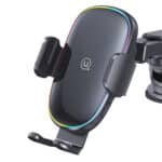 USAMS US-CD187 15W Wireless Charging Car Holder With Colorful Light - Image 2