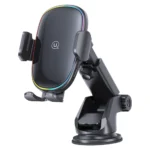USAMS US-CD187 15W Wireless Charging Car Holder With Colorful Light