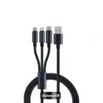 Baseus Minimalist Series USB to M+L+C 3.5A Fast Charging Data Cable