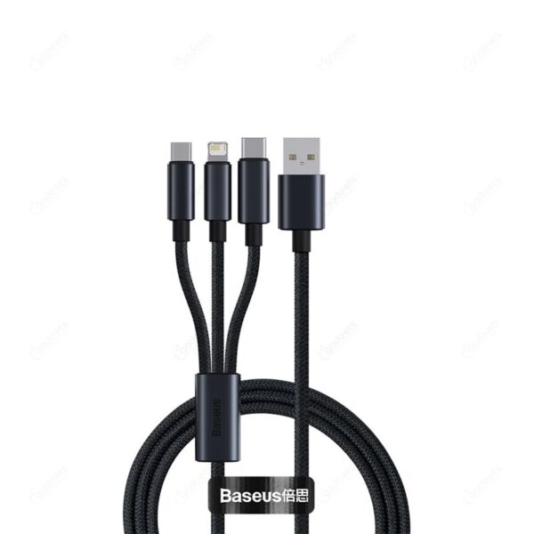 Baseus Minimalist Series USB to M+L+C 3.5A Fast Charging Data Cable
