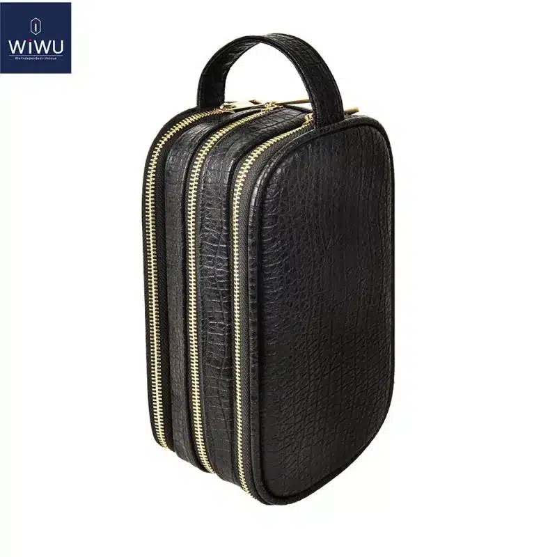 Wiwu-Salem-Lux-3-Layers-Pu-Leather-Storage-Bag-7 Wiwu Salem Lux 3 Layers Pu Leather Storage Bag - Image 1