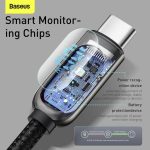 BASEUS Display Fast Charging Data Cable Type-C to Type-C 100W - Image 3
