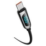 BASEUS Display Fast Charging Data Cable Type-C to Type-C 100W - Image 2