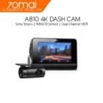 70Mai Dash Cam A810 4K Flagship Dual Camera Front & Rear Built In GPS ADAS Night Vision