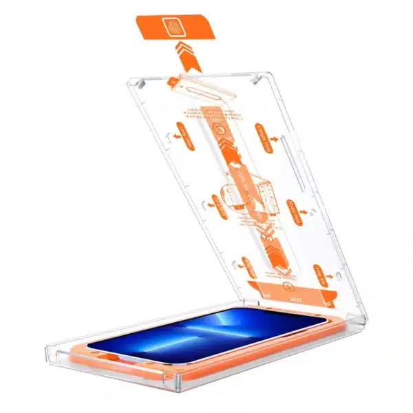 Mohave Magic Box Mounter Premium Screen Protector with Installation kit for iPhone 15 Pro Max