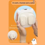 Silicone Ghost Night Lamp, USB Rechargeable, Sleep Light Sensor, Timing, Bedroom, Oral and, Gift for Child