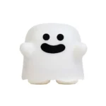 Silicone Ghost Night Lamp, USB Rechargeable, Sleep Light Sensor, Timing, Bedroom, Oral and, Gift for Child
