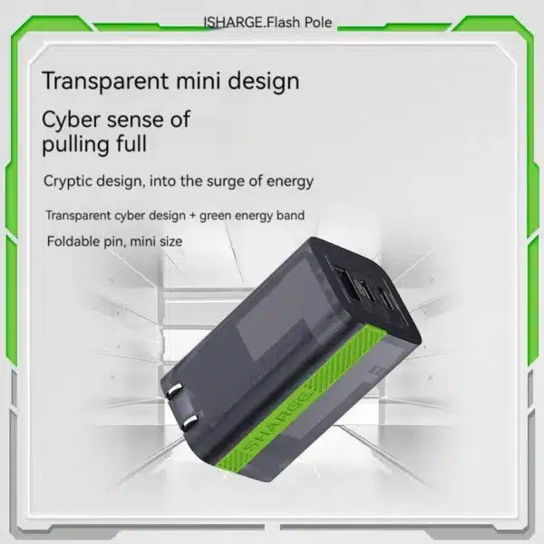 Sharge/Shargeek 65W gallium nitride type-c charger PD multi-port fast charge laptop 65W charging head 2C1A