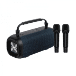 WIWU P17 THUNDER WIRELESS SPEAKER WITH 2 WIRELESS MICROPHONES - DARK BLUE