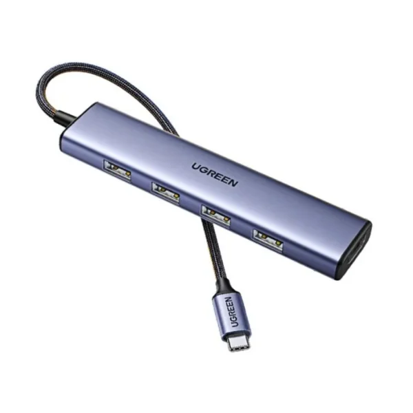 Ugreen CM478 5 in 1 USB-C to HDMI 4k@30Hz and 4xUSB 3.0 Multifunction Adapter (90370)