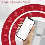 Teton Smart WiFi Scale for Body Weight Health Monitor with Smart App BT WiFi (TSSHW01)