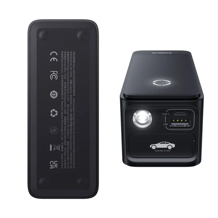 Baseus-Super-Energy-Alpha-Series-Jump-Starter-600A-Portable-Compact-Car-1 Baseus Super Energy Alpha Series Jump Starter 600A Portable Compact Car Emergency Start Power 6000Mah Battery - Image 1