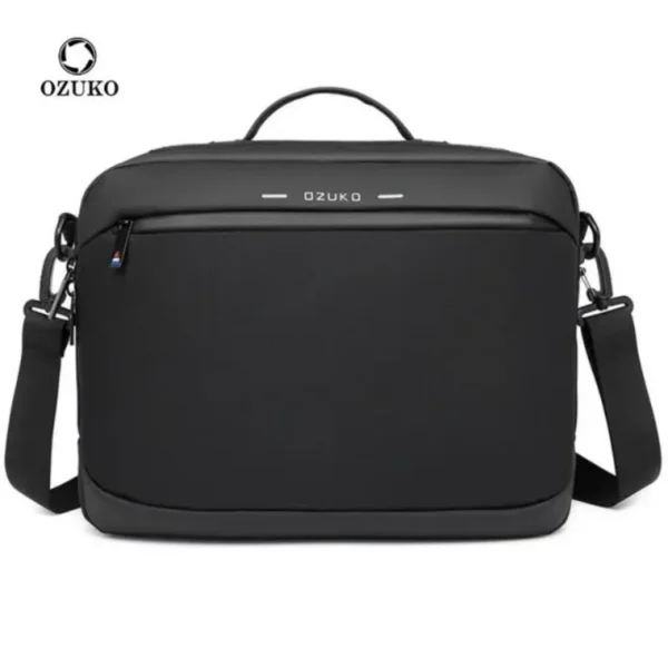 Ozuko 9423 Fashion Sling Bag Men Leather Cellphone Crossbody Bag Luxury Business Backpack