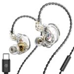 TRN CS4 10MM Dual Magnetic Circuit Dynamic Drive In Ear Earphones - Image 2