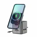 WIWU Wi-W025 9 in 1 Multi-Port Docking Station Hub Adapter with 15W Wireless Charger - Image 2