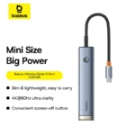 Baseus Hub 5 in 1 Type-c Multi Functional UltraJoy Series AIR for Macbook Lapto