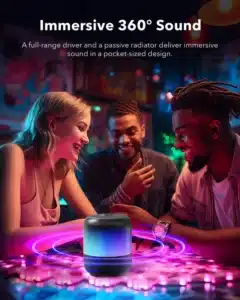 Gadgetoo Anker Soundcore Glow Mini Bluetooth Speaker With 360 Sound
