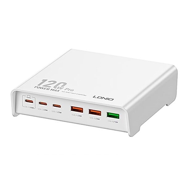 LDNIO Q605 120w 6 Port USB C Charging Station