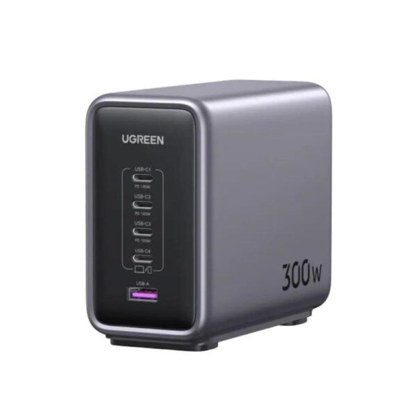 Ugreen Nexode 300W USB-C GaN Charger 5 Ports Desktop Charging Station