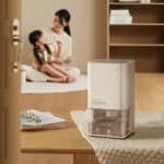Xiaomiyoupin SmartFrog Desktop Dehumidifier 1200ML bacteriostat with Night Light low noise portable mini dehumidifier