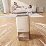 Xiaomiyoupin SmartFrog Desktop Dehumidifier 1200ML bacteriostat with Night Light low noise portable mini dehumidifier