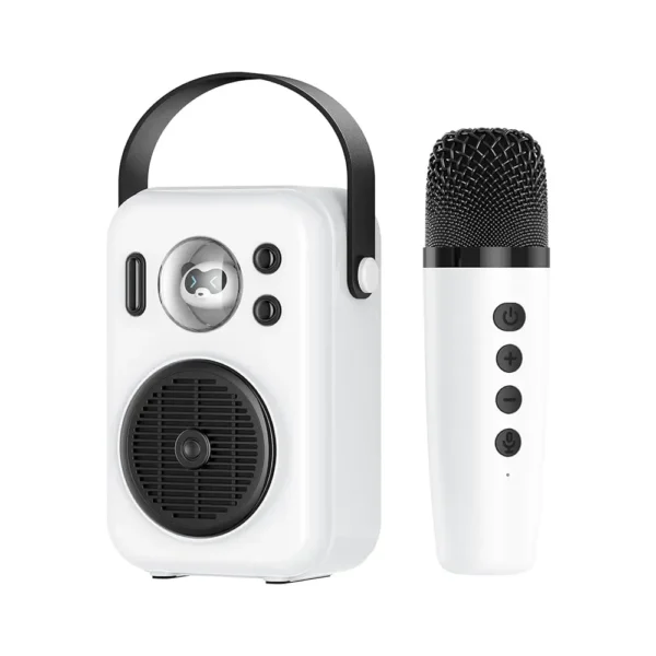 SoundPEATS Hi-Singing Karaoke Portable Speaker and Mic with Colorful Lights