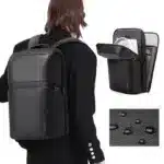 Bange 6625 Leather 15.6″ laptop Backpack Black