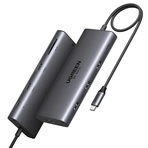 UGREEN Revodok Pro 210 10 in 1 USB-C Hub 8K@30Hz HDMI -15534(CM639)