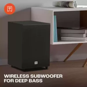 Gadgetoo Jbl Cinema Sb270 2.1, Dolby Digital, Wireless Subwoofer, Hdmi 220 W Bluetooth Soundbar (Black, Stereo Channel)